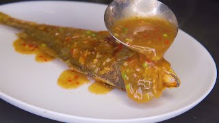 原來海邊人都是這樣做 黃花魚的，魚肉爽嫩，簡單易上手【貓叔食堂】