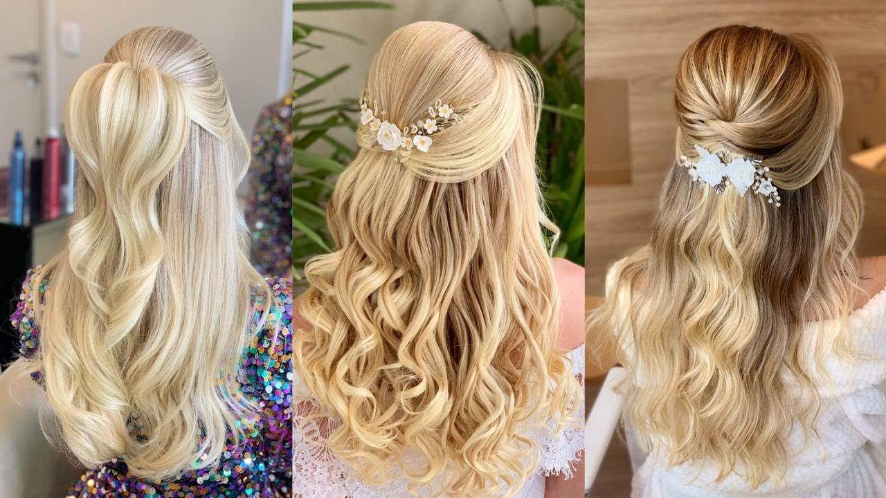 3 Penteados Semi Presos Sonia Lopes Youtube