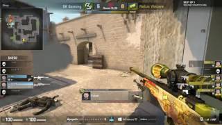 s1mple INSANE 4k w/deagle vs SK Gaming @ ESL One New York 2016