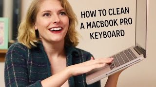 how to clean a macbook pro keyboard!