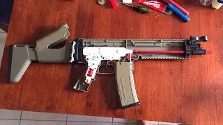 Jin Ming Scar Modded Gel Blaster penetrated can