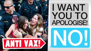 r/maliciouscompliance | Anti-Vaxxer Lady DEMANDED a Public Apology - Reddit Stories