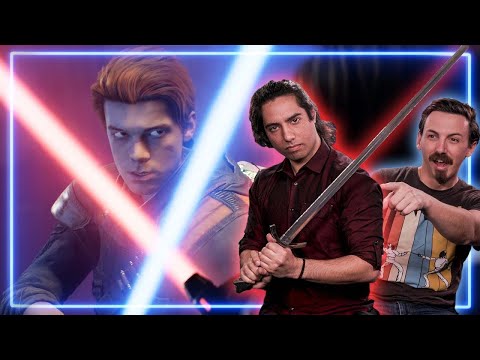 ФЕХТОВАЛЬЩИКИ смотрят Star Wars Jedi: Fallen Order Реакция Профи
