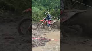 Deep water crossing with Motorcycle #shorts