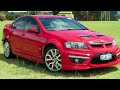 2010 holden special vehicles clubsport e2 series r8 red 6 speed manual sedan