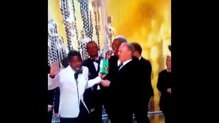 Savage: Morgan Freeman Walks On Stage At The Oscars Just To Get Some Girl Scout Cookies!