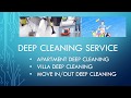 Deep Cleaning Service in Dubai, Sharjah & Abu Dhabi   Apartment Cleaning, Villa Cleaning & House