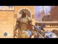 overwatch how ana got on top of the anubis gate in her trailer