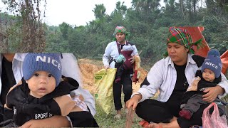 Picking up trash for a living. Single mother living in a dilapidated shack. Lý Tử Vui