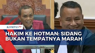 Hakim di Kasus Teddy Minahasa Ingatkan Persidangan Bukan Tempatnya Marah, Hotman Paris: Cuma Emosi