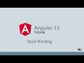 Angular 11 Tutorial - 6 | Style Binding