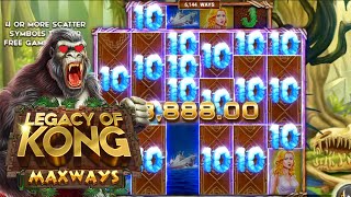 LEGACY OF KONG BONUS BUY MEGA WIN | Spadegaming