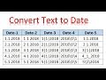 Trik menghemat waktu: Konversi Cepat Teks ke tanggal di Excel