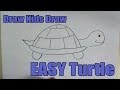 How To Draw: EASY Turtle How To Draw: EASY Turtle