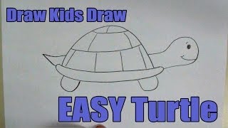 How To Draw: EASY Turtle