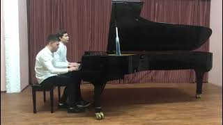 F. Poulenc – Piano Sonata for 4 hands, G. Gershwin/arr. C. Drumea – Prelude no. 1