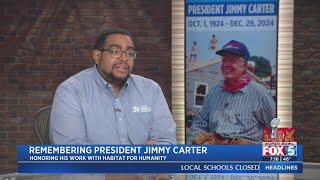 Honoring President Jimmy Carter's Work With Habitat For Humanity