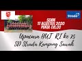 UPACARA HUT RI KE 75 SD STRADA KAMPUNG SAWAH