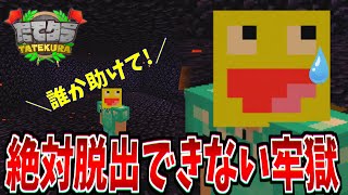 実況者だらけの鯖で荒らし発生!絶対脱獄できない牢獄に何故か僕が閉じ込められた!!助けて!-マインクラフト【たてクラ】【Minecraft】