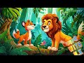 cartoon lion and cleaver fox story l चालाक गीदड़ और शेर की कहानी l viralvideo