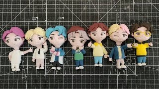 [Tutorial] BTS Chibi Fondant Topper