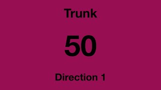 [SBS Transit] Trunk Bus Service 50 - Direction 1 Hyperlapse