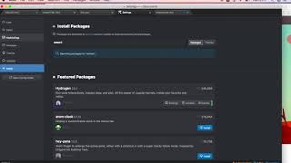 How to run code on atom