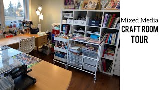 Craft room tour: It’s not Pinterest perfect but it is real and functional!