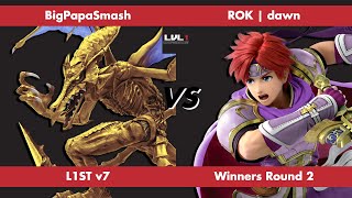 L1ST v7 - Winners Round 2: BigPapaSmash vs. dawn