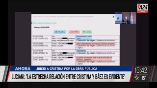 🔴 Luciani: "Hubo convivencia insostenible entre Báez, Néstor y CFK" I A24