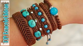 How To Make Bracelets At Home | DIY Thread Bracelet Ideas | Creation&you