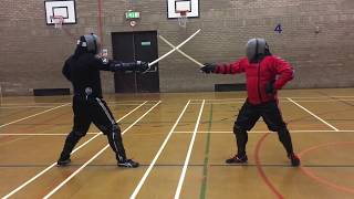 British Military Sabre Sparring - Rui vs Nick