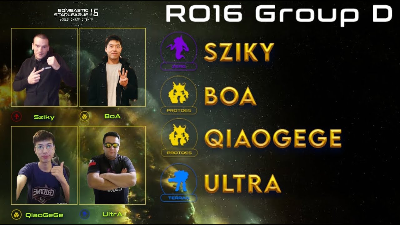 BSL16 - RO16 Group D: Sziky, BoA, QiaoGege, UltrA - Bombastic ...