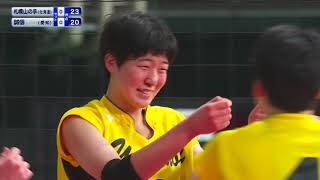 【きょうのダイジェスト☆2回戦／札幌山の手（北海道）vs誠信（愛知）［女子］】春の高校バレー2021･第73回全日本バレーボール高等学校選手権大会