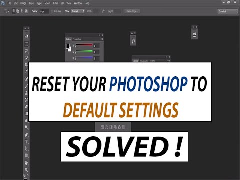 How To Reset Photoshop To Default Settings - YouTube