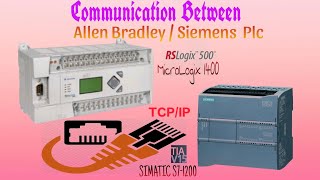 Modbus TCP/IP Communication between Rockwell MicroLogix 1400 PLC & Siemens S7-1200 PLC |