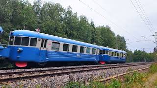 MUS1973 #lättähattu Pohjois-suomen rautatie harrastajat ry 🚂 #train #video 🛤️ trevlig resa