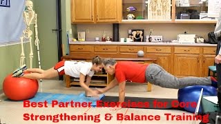 Best Partner Exercises For Core Strengthening & Balance Training