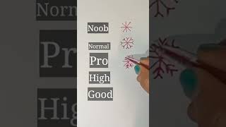 Snow Flakes Drawing/Step By Step #shorts #drawing #snowflakes #howtodraw