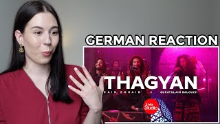 German Reaction | THAGYAN | Zain Zohaib x Quratulain Balouch | Coke Studio Season 14