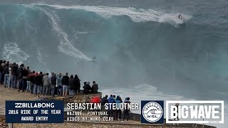 Sebastian Steudtner at Nazare - 2016 Billabong Ride of the Year Entry - WSL Big Wave Awards