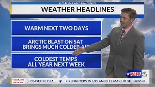 KLST Morning Forecast W/ Jake Gilson (16 Jan 2025)