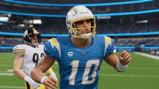 NFL Sunday Night Football  Los Angeles Chargers vs Pittsburgh Steelers Week 11 NFL 11/21 - Madden 22