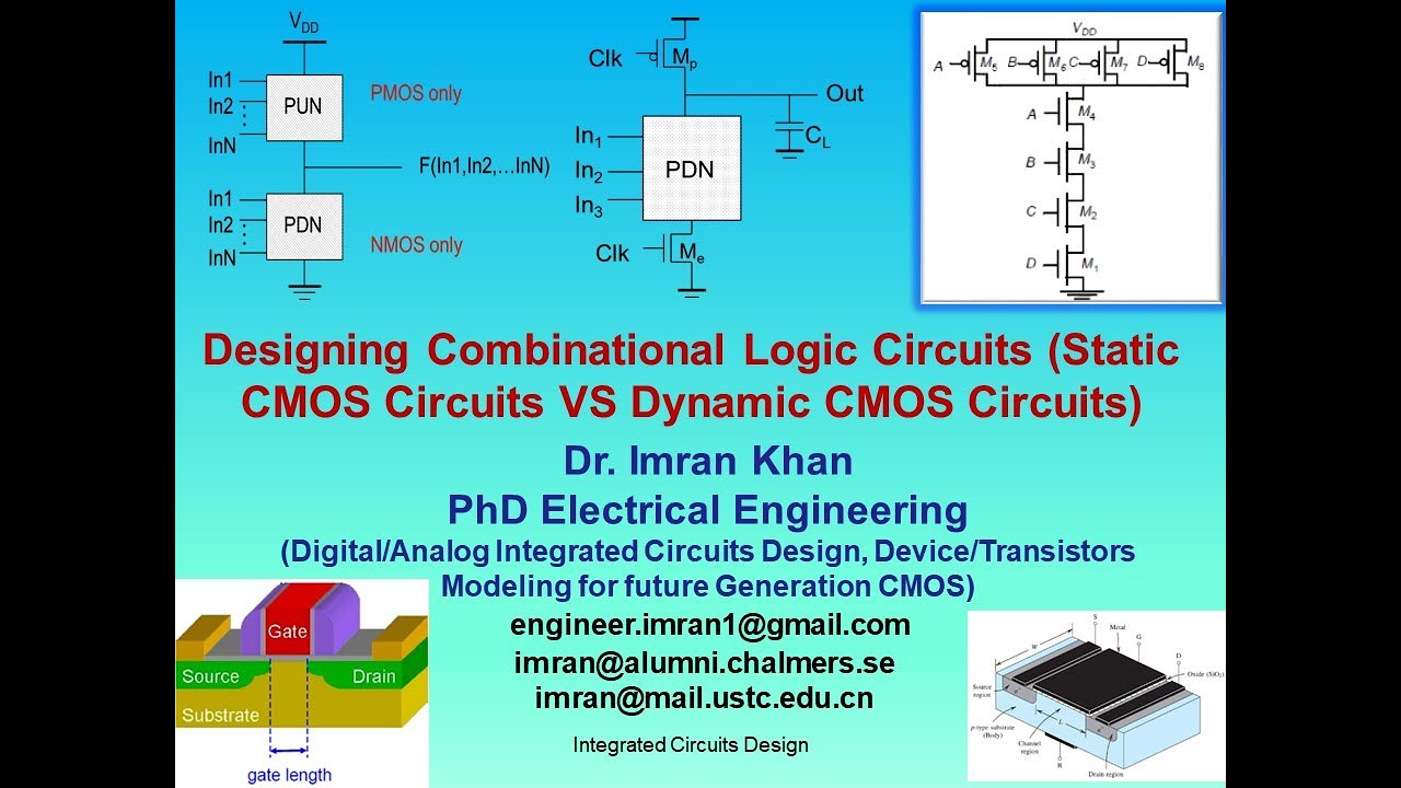 Designing Combinational Logic Circuits Using MOSFET (Static CMOS ...