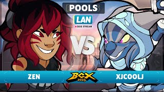 xJcoolJ vs Zen - Pools - Brawlhalla World Championship 2023 - LAN 1v1