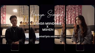 MAHEN X PRINSA MANDAGIE - Hanya Singgah (cover version)