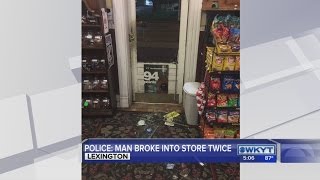 Owner: Man breaks into Lexington liquor store twice in one morning