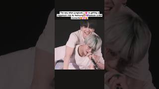 jungkook getting a piggyback ride by taehyung💗#taekook #vkook #ytshorts #btsarmy #bts #taekookforeve