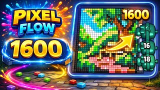 Pixel Flow Level 1600 – Complete Walkthrough & Puzzle Solution