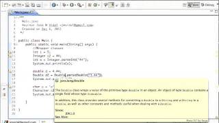 Java Wrapper classes: Integer, Double, Math: Tutorial
